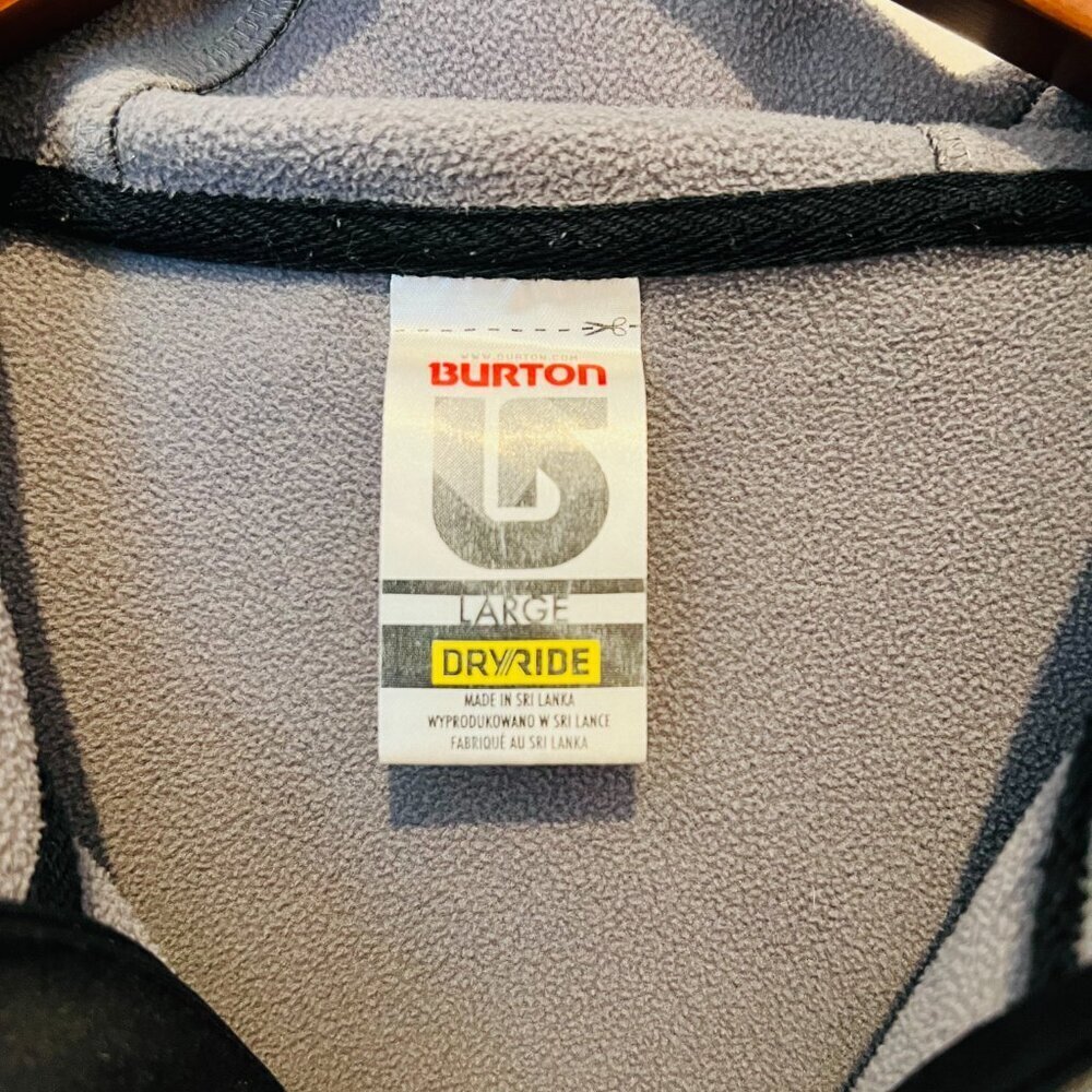 Burton Dryride Men's Hoodie Full Zip Jacket Size Large - Picture 4 of 16